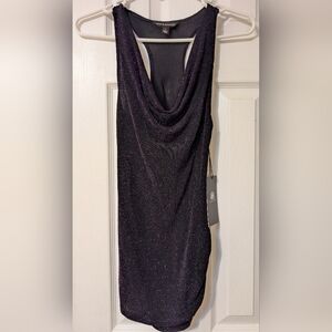 Rock & Republic Sunset Rebel Translucent Purple Sparkle Tank